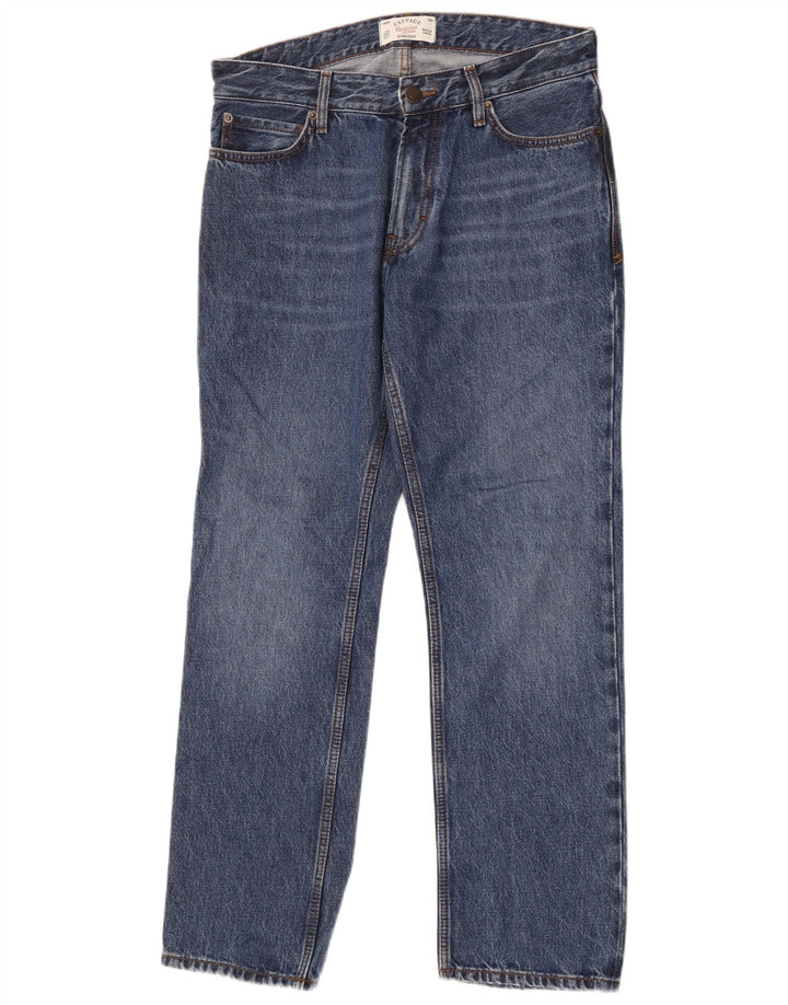 Fat Face Mens Straight Jeans W30 L30 Blue Cotton