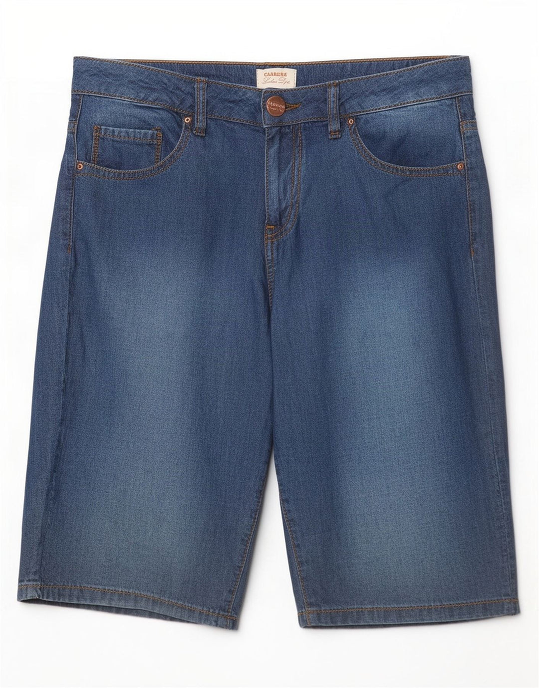 Carrera Womens Denim Shorts W27 Small Blue Cotton
