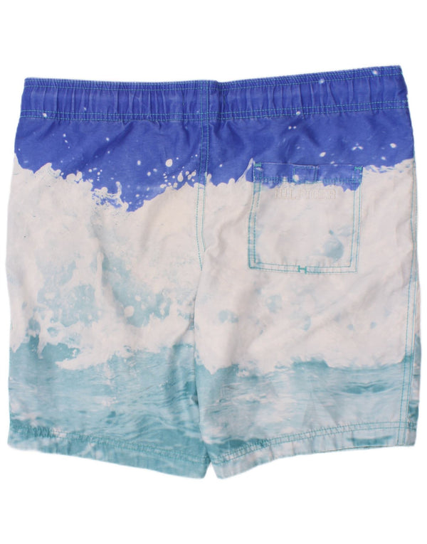 Shorts de banho Tommy Hilfiger para meninos 13-14 anos azul tie-dye