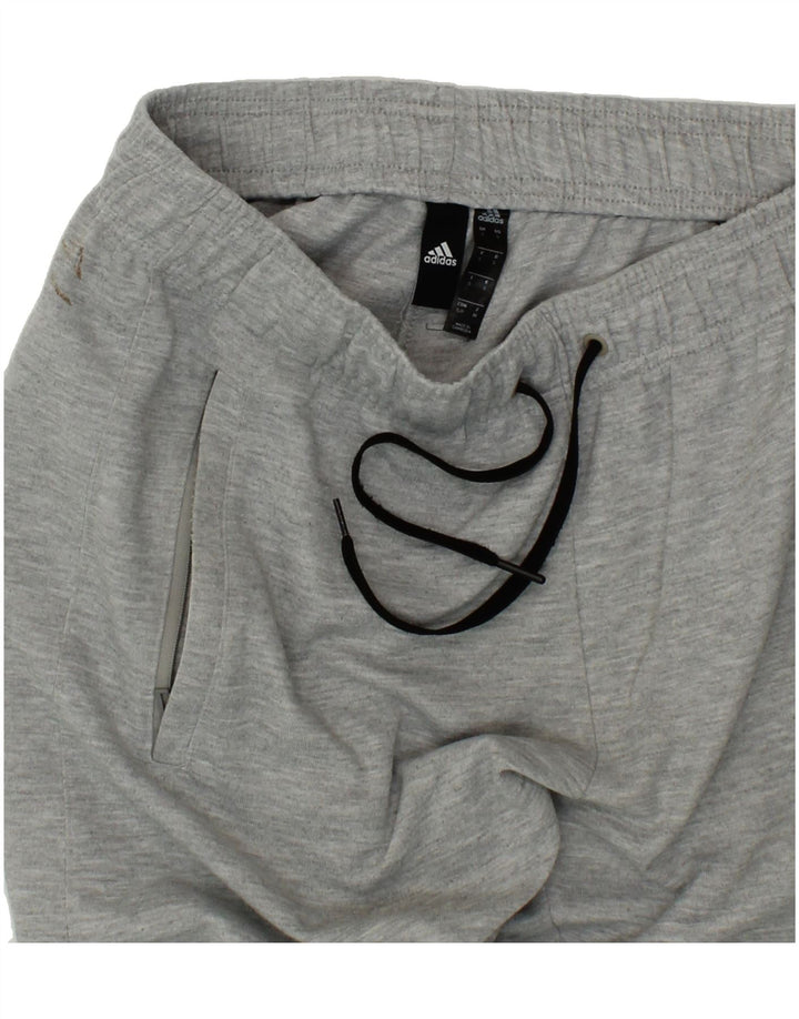 ADIDAS Mens Graphic Tracksuit Trousers Joggers Small  Grey Polyester Vintage Adidas and Second-Hand Adidas from Messina Hembry 