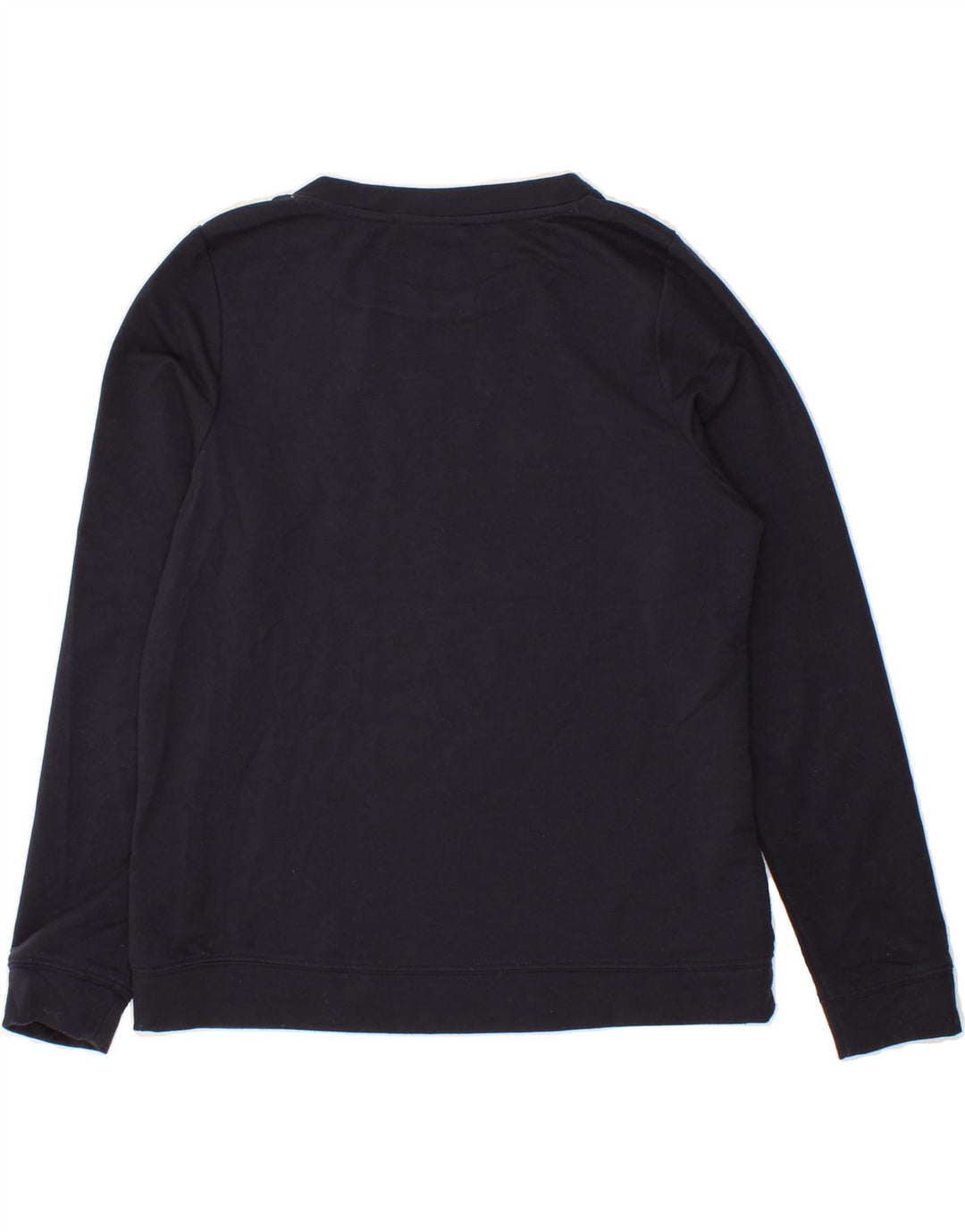 OASIS Womens Oversized Graphic Sweatshirt Jumper UK 10 Small Navy Blue Vintage Oasis and Second-Hand Oasis from Messina Hembry 
