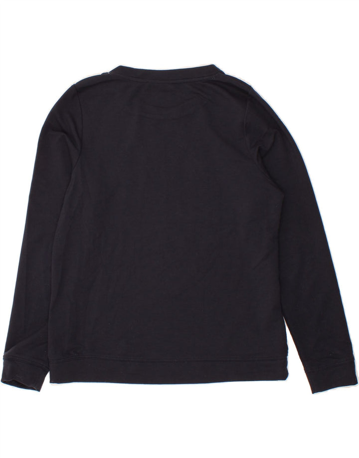 OASIS Womens Oversized Graphic Sweatshirt Jumper UK 10 Small Navy Blue Vintage Oasis and Second-Hand Oasis from Messina Hembry 