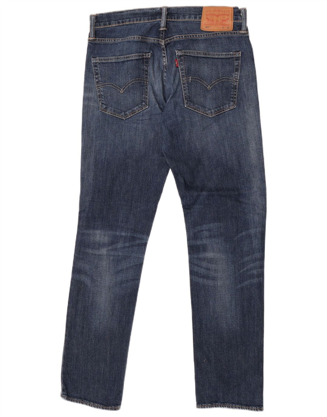 Levi's Mens 511 Slim Jeans W31 L32 Blue Cotton