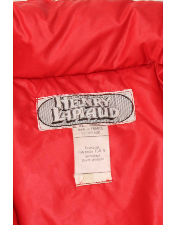 Vintage Mens Padded Jacket UK 40 Large Red Polyamide