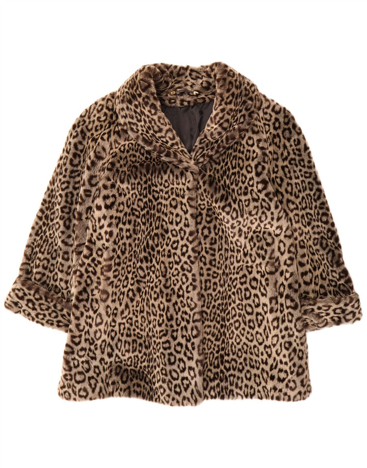 C&A Cappotto da donna YOUR SIXTH SENSE IT 44 Marrone medio Stampa animalier