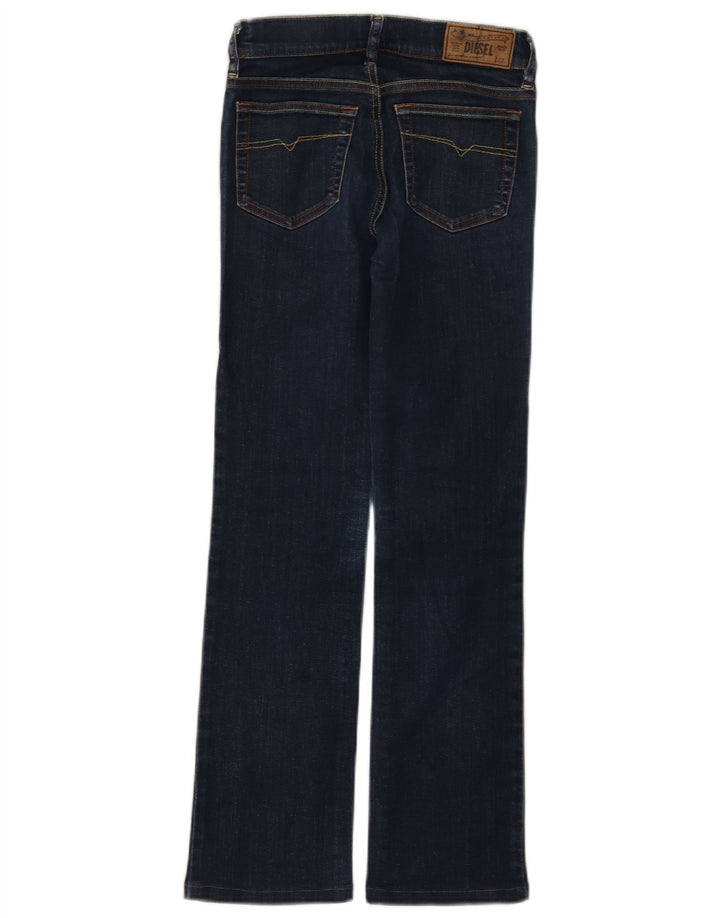 Diesel Womens Bootzee-St Regular Slim Bootcut Jeans W23 L27 Navy Blue