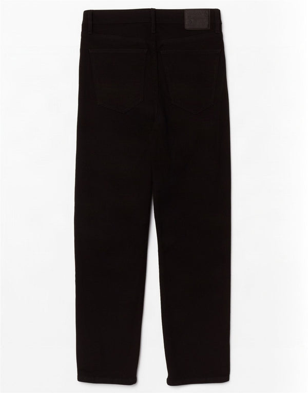 Pantaloni casual dritti da donna Levi's W28 L26 cotone nero