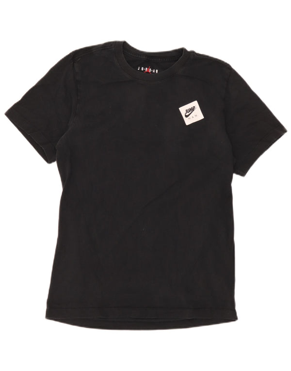 Jordan Mens Standard Fit Graphic T-Shirt Top Small Black Cotton