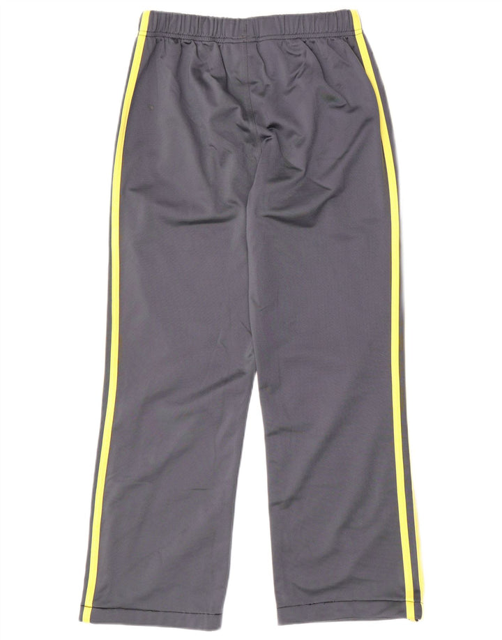 ADIDAS Boys Tracksuit Trousers 15-16 Years Grey Polyester