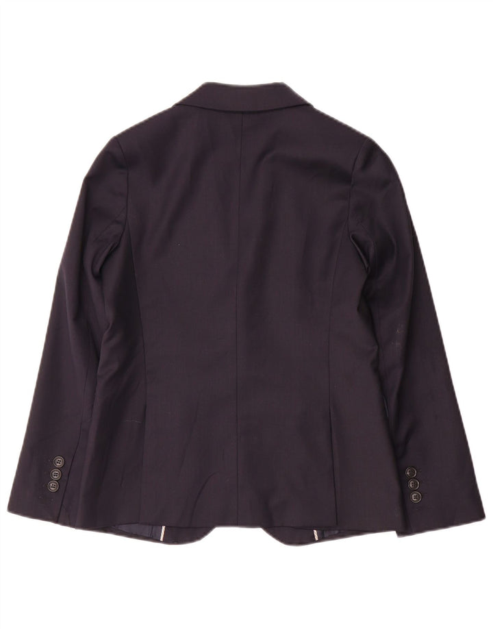 Jaqueta blazer de 2 botões Zara Boys 9-10 anos azul marinho lã