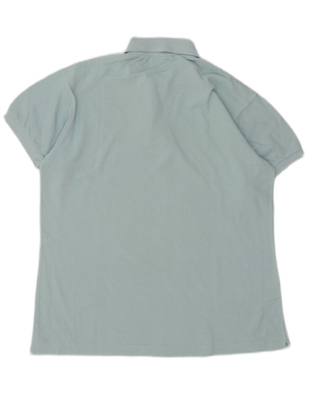 Lacoste Mens Polo Shirt Size 4 Medium Turquoise Cotton