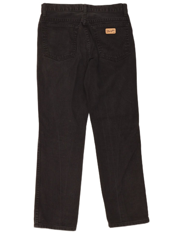 Wrangler Mens Texas Straight Jeans W32 L30 fekete pamut