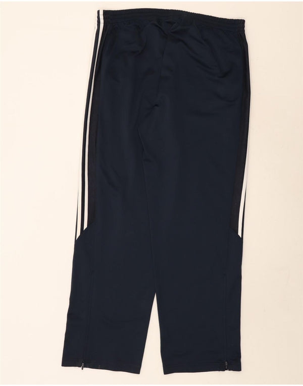 Pantaloni da tuta da uomo Adidas UK 48/50 XL poliestere blu navy