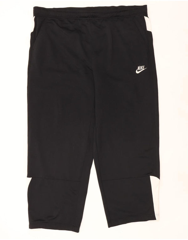 Nike Pantalon de survêtement court pour homme 2XL Polyester color block noir