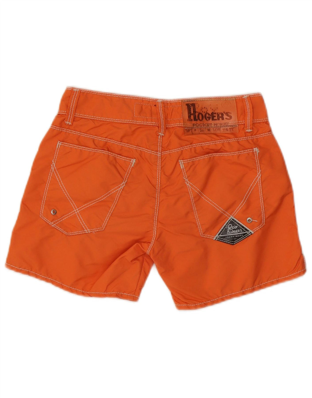 ROY ROGERS Boys Casual Shorts 9-10 Years W24  Orange Polyester