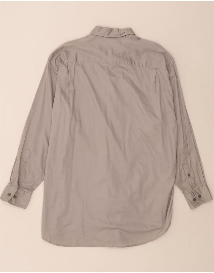 NAUTICA Mens Shirt Size 16 1/2 Large Grey Cotton Vintage Nautica and Second-Hand Nautica from Messina Hembry 