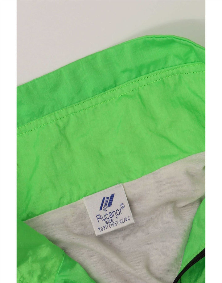 Rucanor Mens Tracksuit Top Jacket 3XL Multicoloured Colourblock Nylon