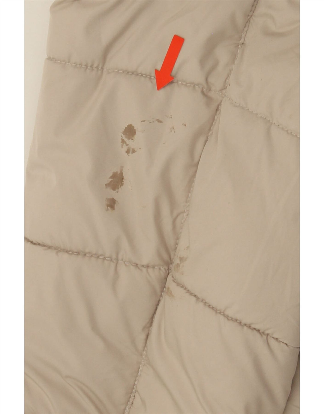 ZARA Womens Padded Jacket UK 20 2XL Beige Polyester Vintage Zara and Second-Hand Zara from Messina Hembry 