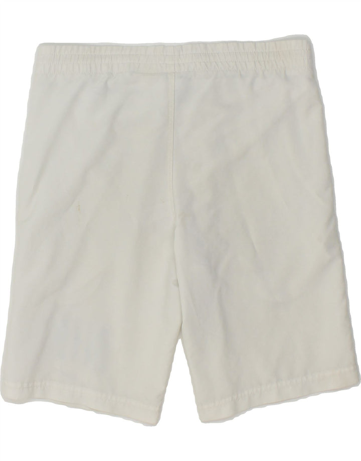 NIKE Boys Graphic Sport Shorts 10-11 Years Medium White Polyester Vintage Nike and Second-Hand Nike from Messina Hembry 