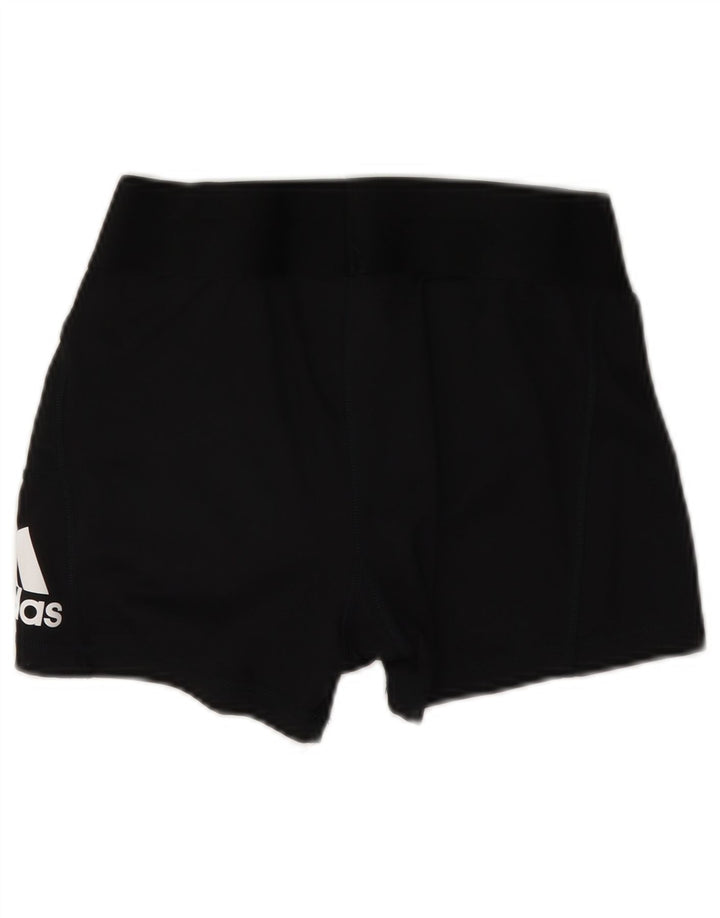 Adidas Graphic Sports Shorts til kvinder UK 12 Medium Black Polyester
