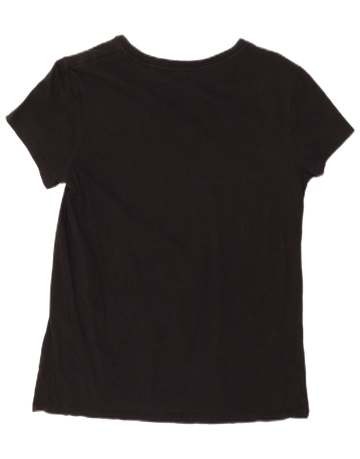 Levi's Damen Graphic T-Shirt Top UK 14 Medium Schwarz