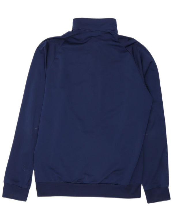Adidas Mens Tracksuit Top Jacket Medium Navy Blue Polyester