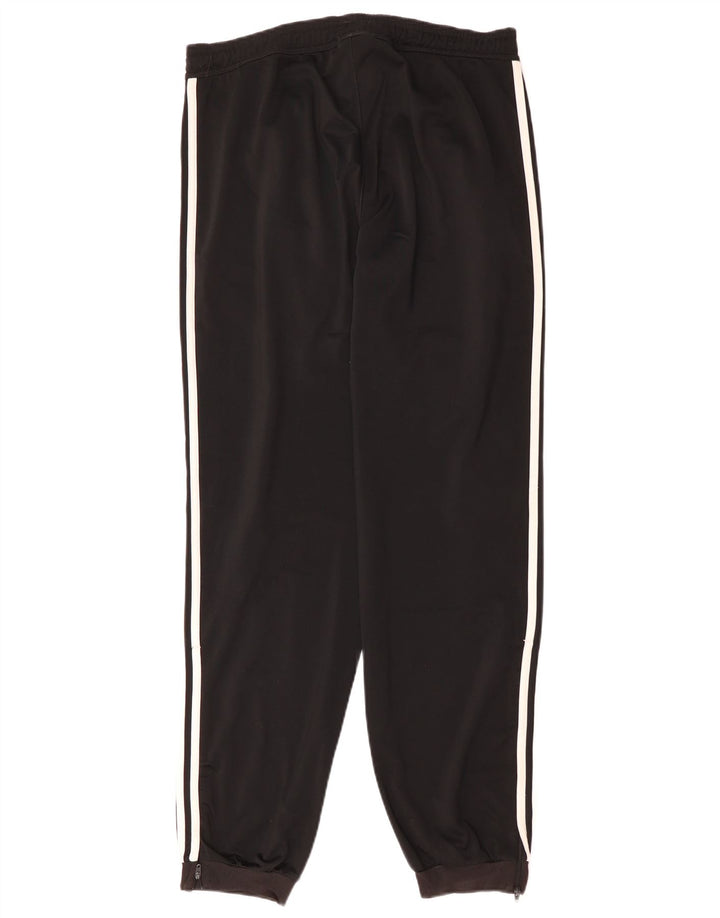 Adidas Mens Tracksuit Trousers Joggers Small  Black Polyester