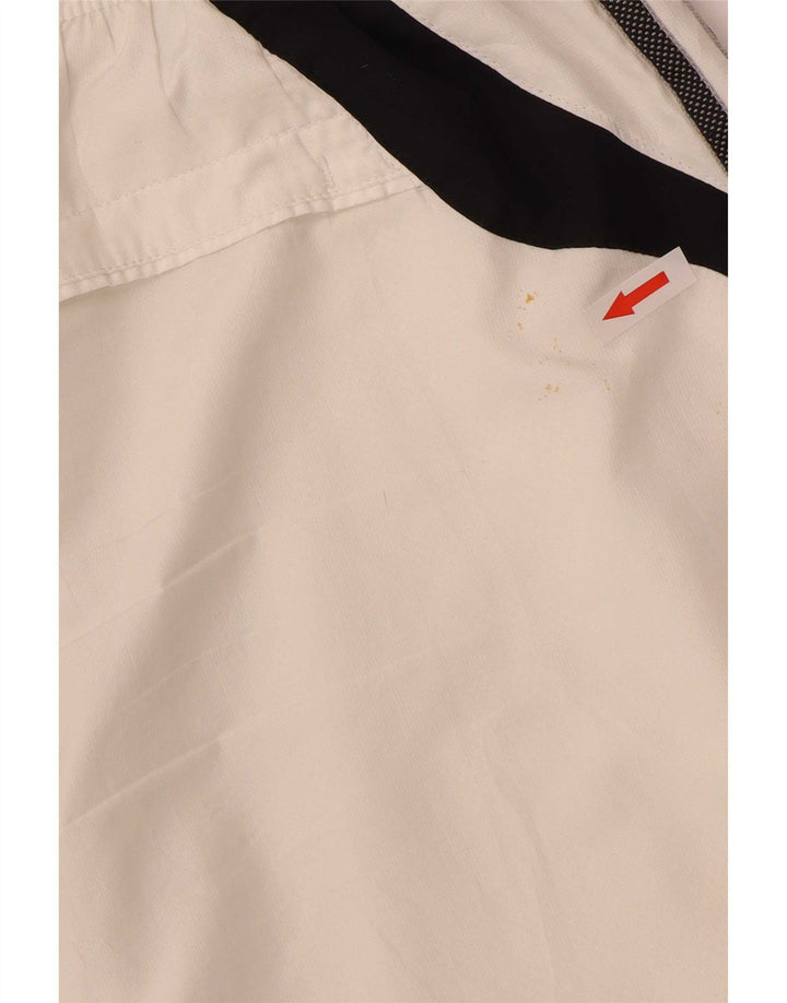 Adidas Mens Tracksuit Trousers XS White Colourblock Polyester