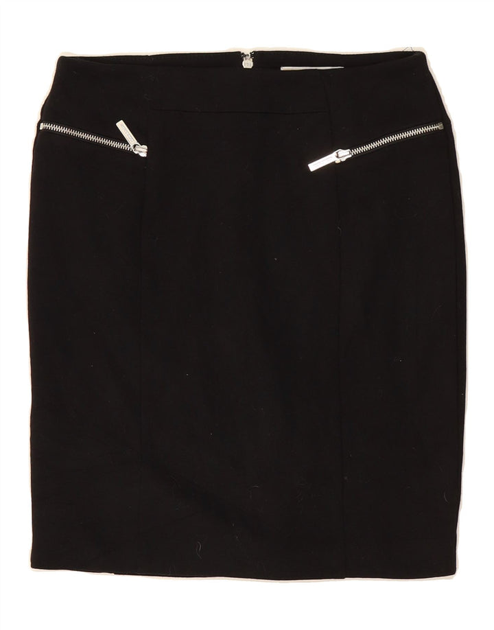 MICHAEL KORS Womens Straight Skirt US 6 Medium W30  Black Polyester Vintage Michael Kors and Second-Hand Michael Kors from Messina Hembry 