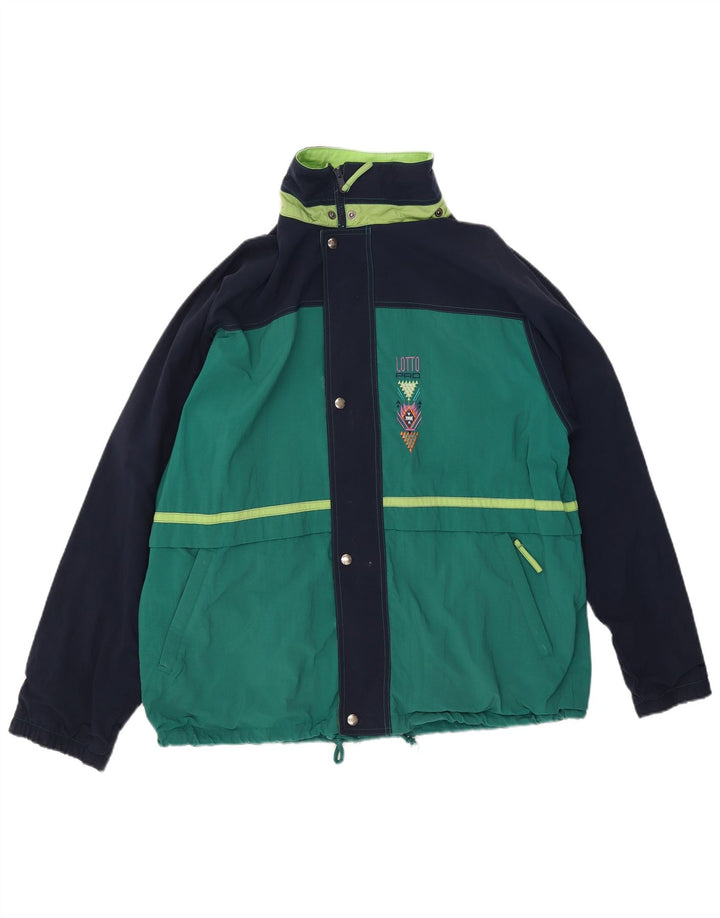 Lotto Veste Coupe-Vent Homme Large Vert Colorblock