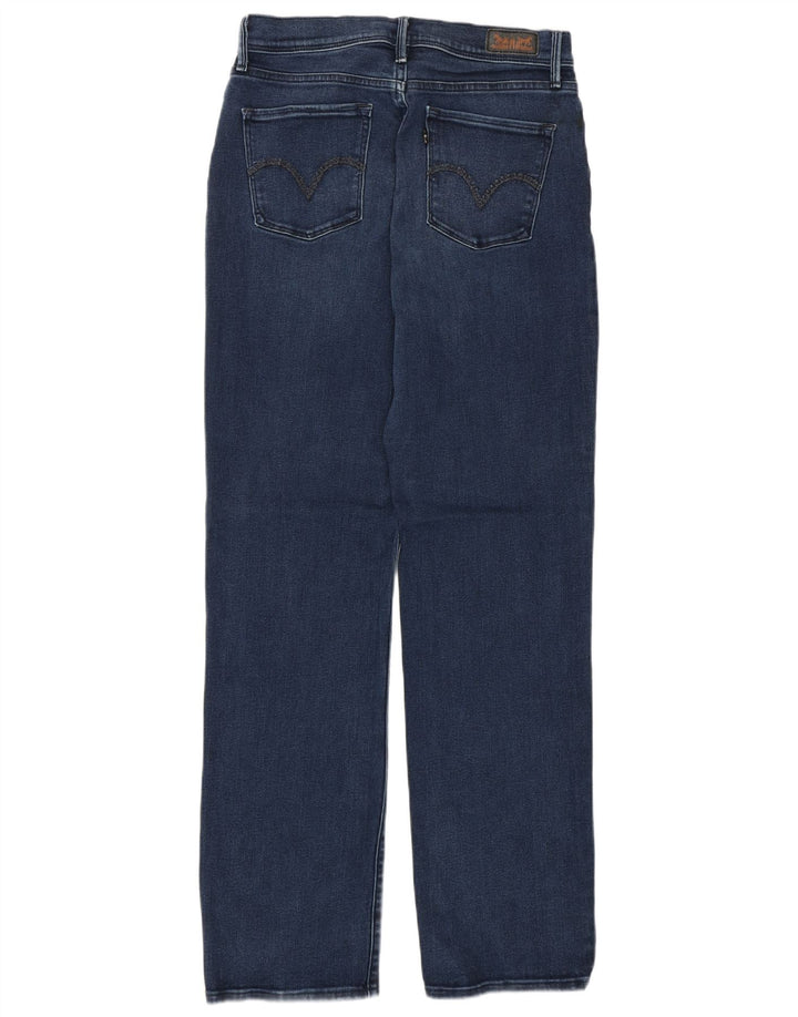LEVI'S Womens Straight Jeans W32 L30 Navy Blue