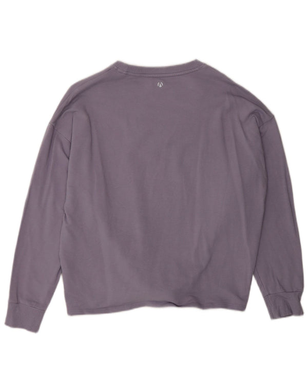 Felpa da donna Marks & Spencer UK 12 cotone viola medio