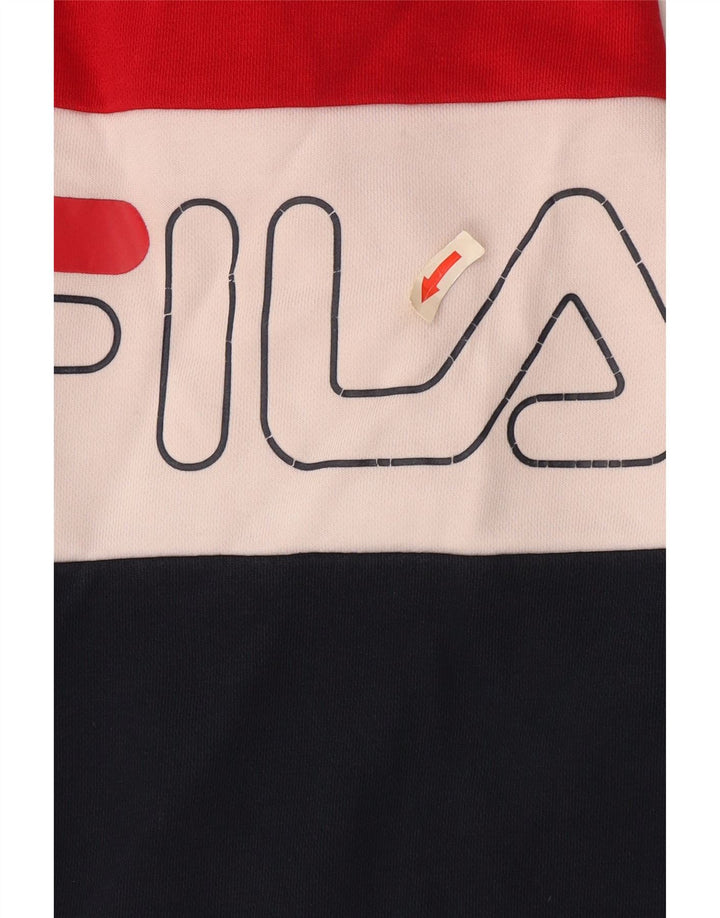 Felpa da donna Fila Jumper UK 14 Medium multicolore Colourblock