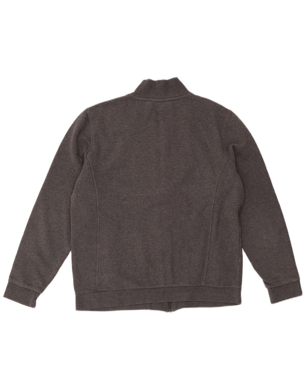 Giacca da ginnastica da uomo Lacoste taglia 6 XL in cotone grigio