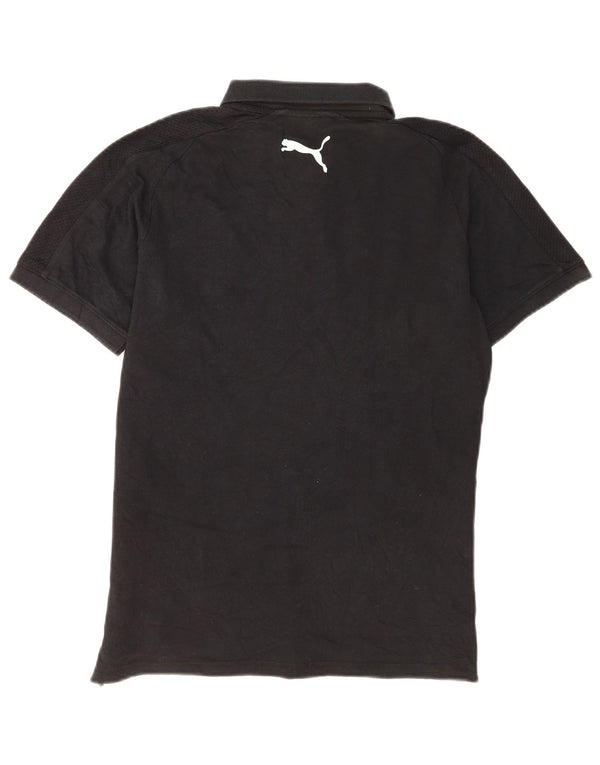 Puma Polo Homme Petit Noir Coton