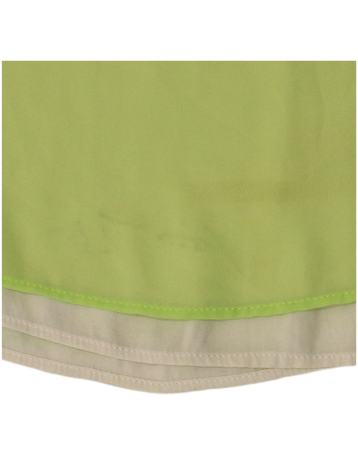 Zara Womens Cami Top UK 10 Small Green Polyester