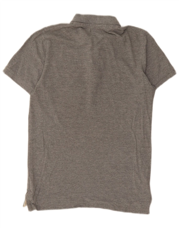 Jack & Jones Herre grafisk poloskjorte lille grå flækket