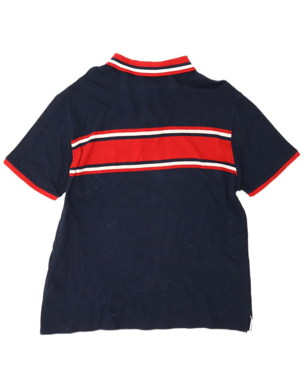 Harmont & Blaine Polo Shirt til mænd 4XL Marineblå Colourblock Bomuld