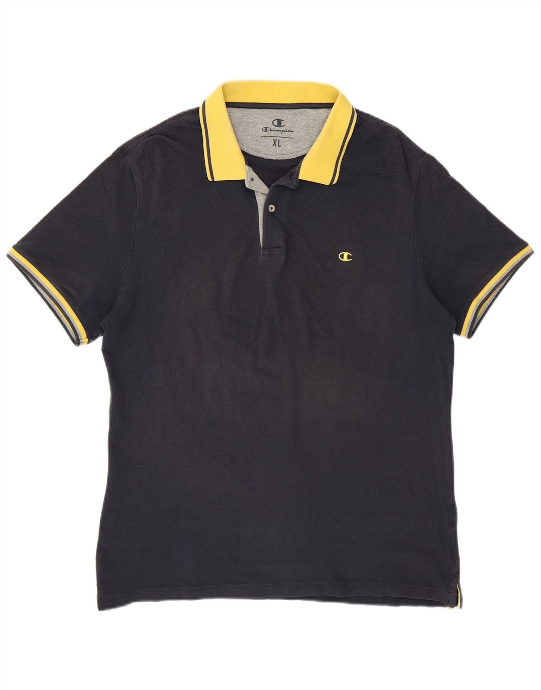 CHAMPION Mens Polo Shirt XL Navy Blue