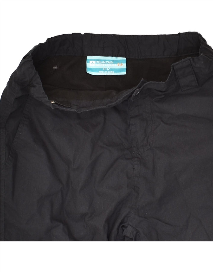 MOUNTAIN WAREHOUSE Girls Windbreaker Trousers 11-12 Years W26 L24 Black | Vintage Mountain Warehouse | Thrift | Second-Hand Mountain Warehouse | Used Clothing | Messina Hembry 