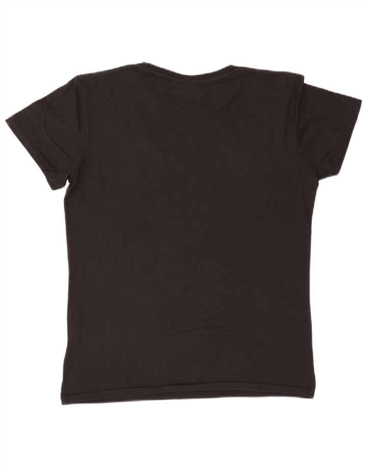 Lee Herre Grafisk T-Shirt Top Stor Sort Bomuld