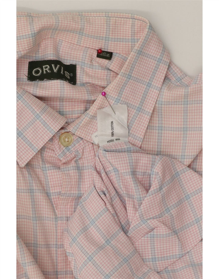 Ανδρικό πουκάμισο Orvis 2XL Pink Check Cotton