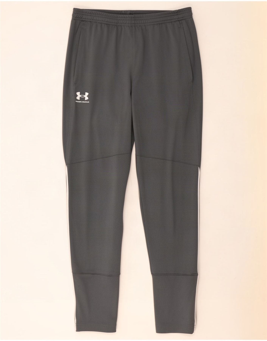 Under Armour Pantalon de survêtement ajusté XL Gris Polyester Homme