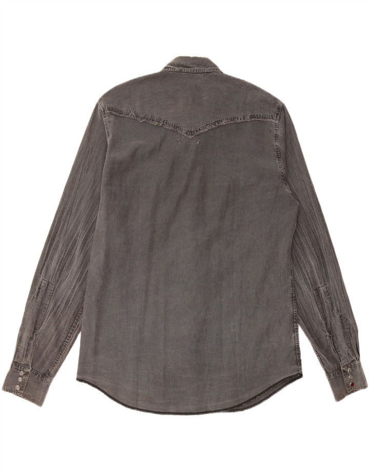 LEVI'S Mens Shirt Large Grey Cotton