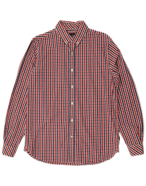 Musto Mens Shirt Medium Multicoloured Gingham