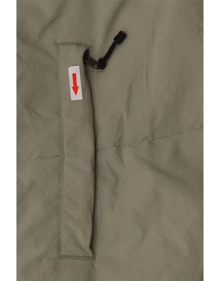 Fila Veste rembourrée à capuche pour homme UK 40 Large Kaki Polyamide