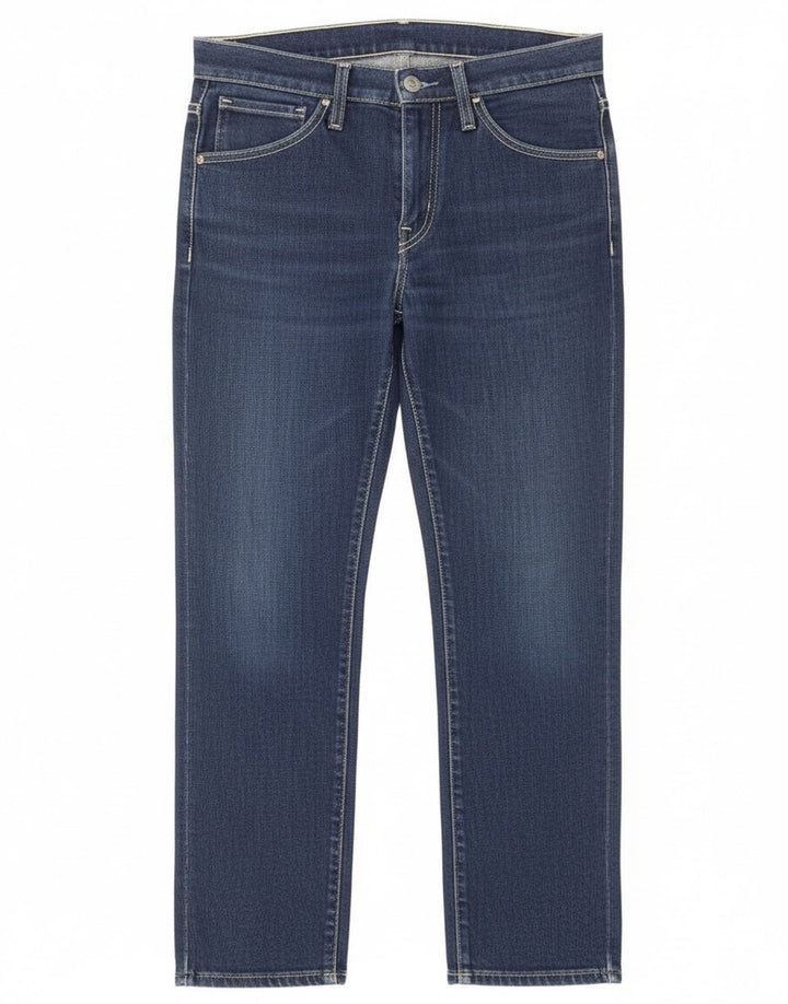 Levi's Womens Straight Jeans W29 L28 Navy Blue Cotton