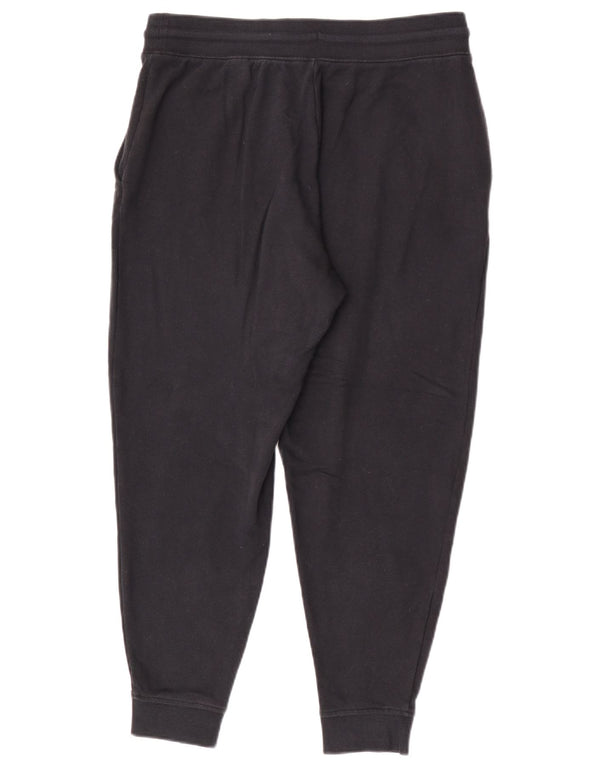 Pantaloni da tuta da donna Marks & Spencer Joggers UK 14 Large Nero Cotone