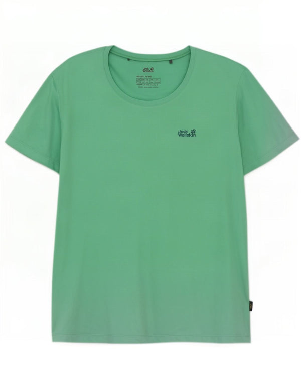 Maglietta da donna Jack Wolfskin Top UK 20 2XL Verde