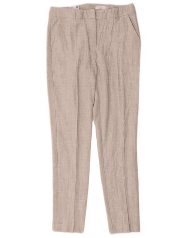 Hugo Boss Womens Slim Suit Trousers UK 8 Small W28 L29 Grey